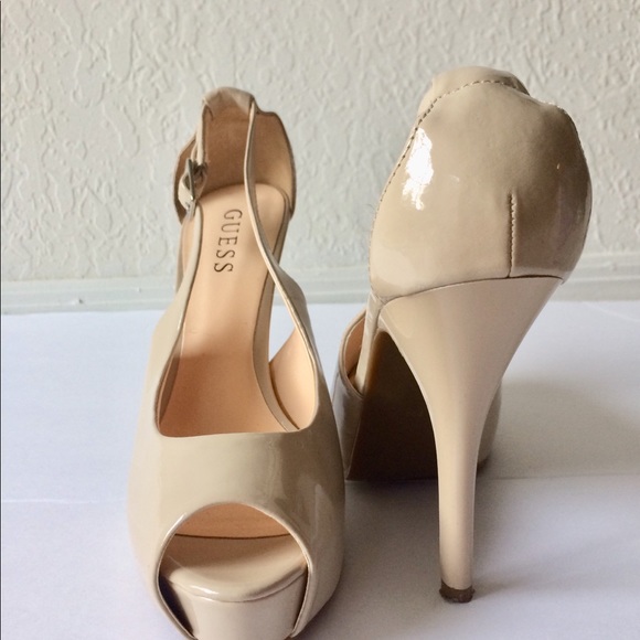 Guess Nude Heels Size 7 - Picture 2 of 2